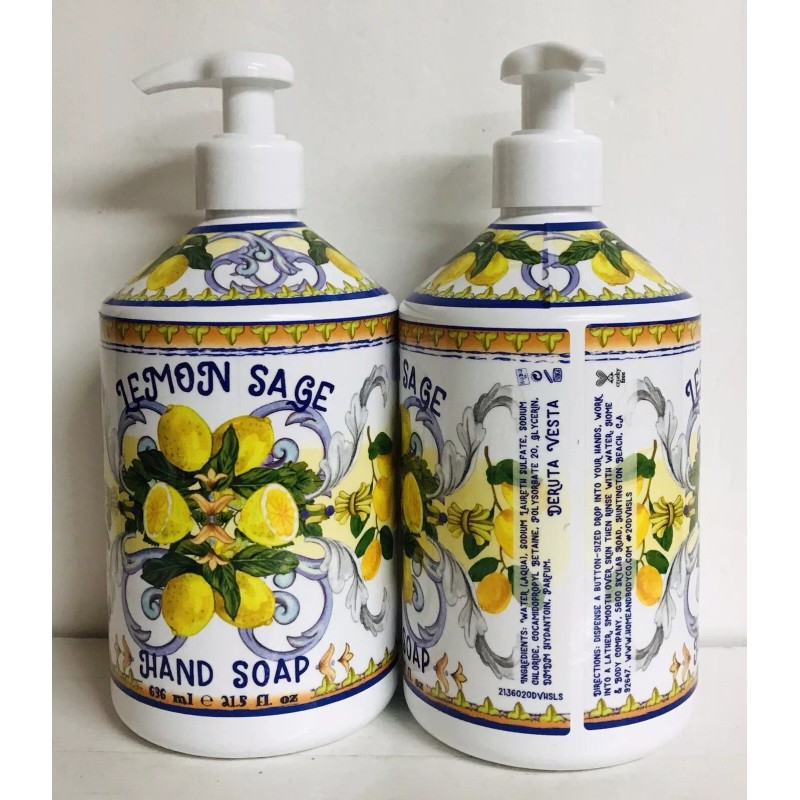 Home & Body Co. 2 Bottles HOBO ~ Lemon Sage