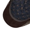 LIERYS Darnsell Harris Tweed Flat Cap - Brown Cap (54-61