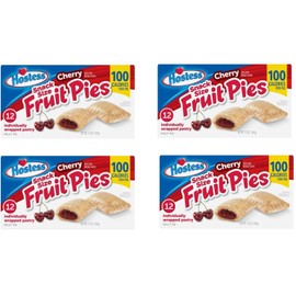 Generic Hostess - Cherry Fruit Pies - Snack Size - 12 count, 12 oz (Pack of 4)