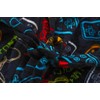 Boys Fleece Robe, Hooded Toddler Soft Fuzzy Bathrobe for Kids