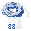 sourcing map Plastic Chain 20 FT/6.1 M, Safety Chain Blue