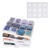 Sanfurney Ink Pad Cube Caddy Mini Size Stamp Pad Storage