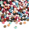HERZONE Pack of 1000 Letter Beads for Threading Acrylic Alphabet Beads Mix A-Z Beads for Jewellery Making DIY Necklace Bracelet Keychain (Colour A)