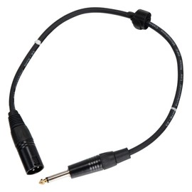 Pronomic Stage JMXM-0.5 Mono Jack/XLR Cable 0.5 m Unbalanced Shielded XLR Male 3-Pin to 6.3 mm Jack Mono) Black