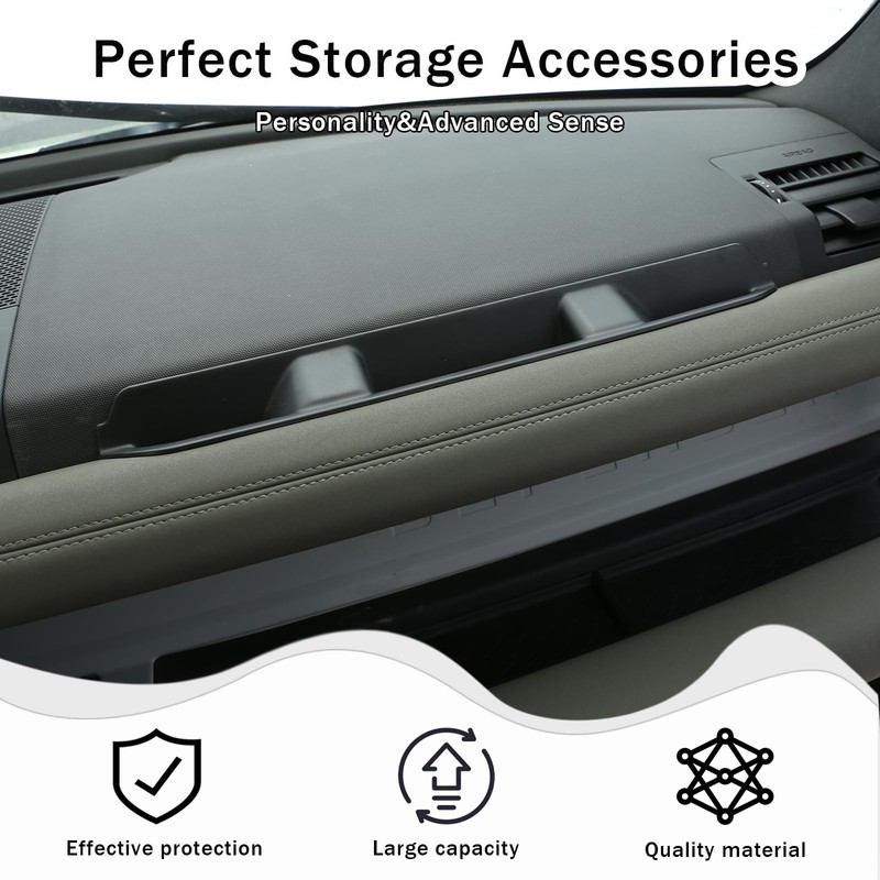 HIRUFAIT Co-pilot Front Organizer Tray Compatible with LR Defender 90/110/130