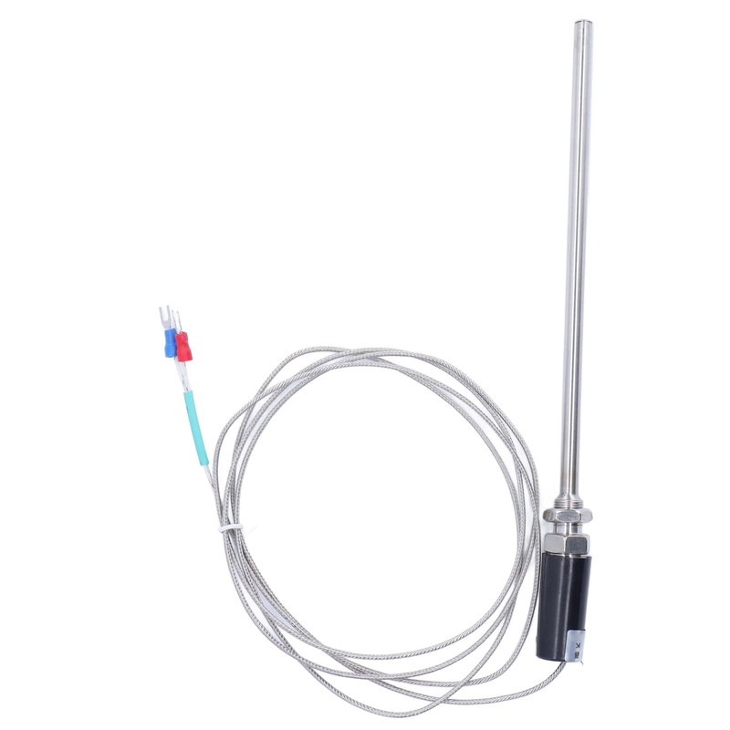 K Type Thermocouple Shielded Wire Temperature Sensor Probe 0‑800℃ 200mm