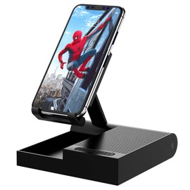 DOSS Phone Stand with Speaker Portable Bluetooth Speaker