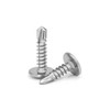 (380 Pcs) #8×5/8"" Self-Drilling Screws,410 Stainless Steel Flat Head Sheet