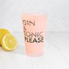 CafePress Gin Tonic Please Pint Glass, 16 oz. Drinking Glass