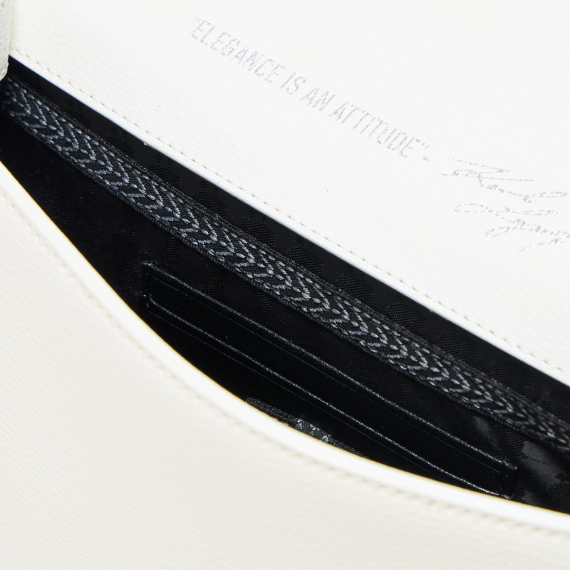 Karl Lagerfeld Paris Simone Logo Crossbody, Ivory/Candy