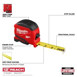 Milwaukee 30 Ft. Compact Tape Measure