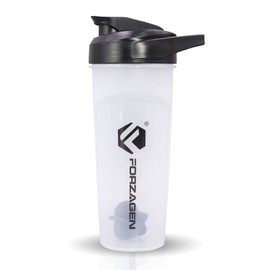 Forzagen | Vaso Mezclador Shaker | 28 oz - 828 ml | A Prueba de Fugas - Duradero y Resistente | Para Batidos de Proteína + Suplementos + Todo Tipo de Bebidas