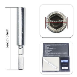 MORETOPGODD Flat End Multi-Tool Bit Driver Extender Set, Bit Kits Multi-Tool Accessories Bits Holder Adapter, Compatible with Leatherman Skeletool/Wave Plus/Surge/MUT and Signal Bits Set