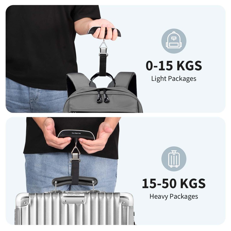 Blendura Luggage Scales, Digital Portable Luggage Weight Scale 110 lb/