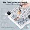 75% Wireless Mechanical Gaming Keyboard, Creamy Sound, Hot Swappable, Pre-lubed