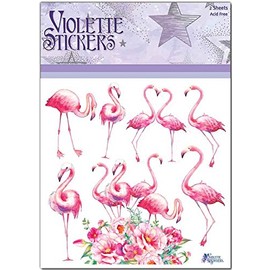 Violette Stickers Flamingos