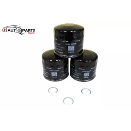 Subaru 3 Pack - Genuine Subaru Engine Oil Filter & Crush Gasket All 6 Cyl 85-21