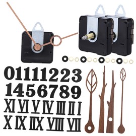 WHAMVOX 1Set DIY Clock Mechanism Kit with Clock Movement Hands and Numbers for Crafting and Repairing Wall Clocks Easy Setup for Clock Making Enthusiasts