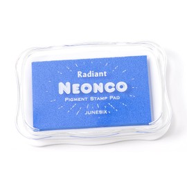 Fkereg Stamp Ink Pad, Washable Ink Pads for Stamping, Rubber Stamp Ink Pad for Crafting, Colored Ink Pads for Fingerprints, Handprint, Paper, Scrapbook, Card Making, Color Painting DIY, Blue