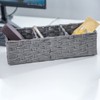 Toilet Paper Basket for Tank Topper,Woven Storage Box Cube Basket