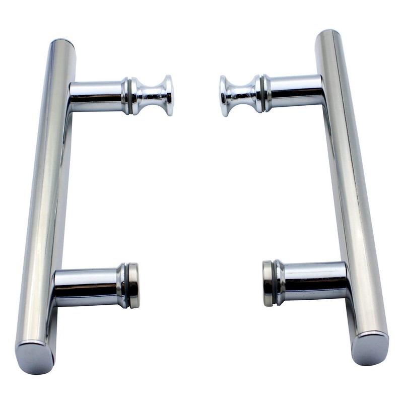 KEABATH 2 Pack Square Shower Door Handle with Plastic knobs