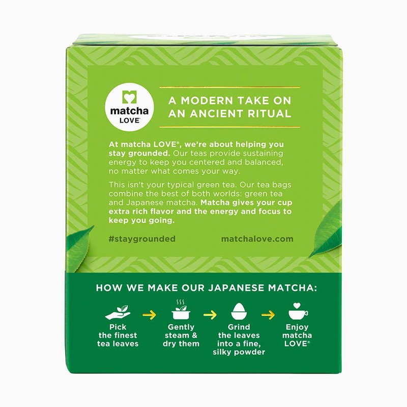 Matcha Love Japanese Matcha + Green Tea, 10 Premium Tea