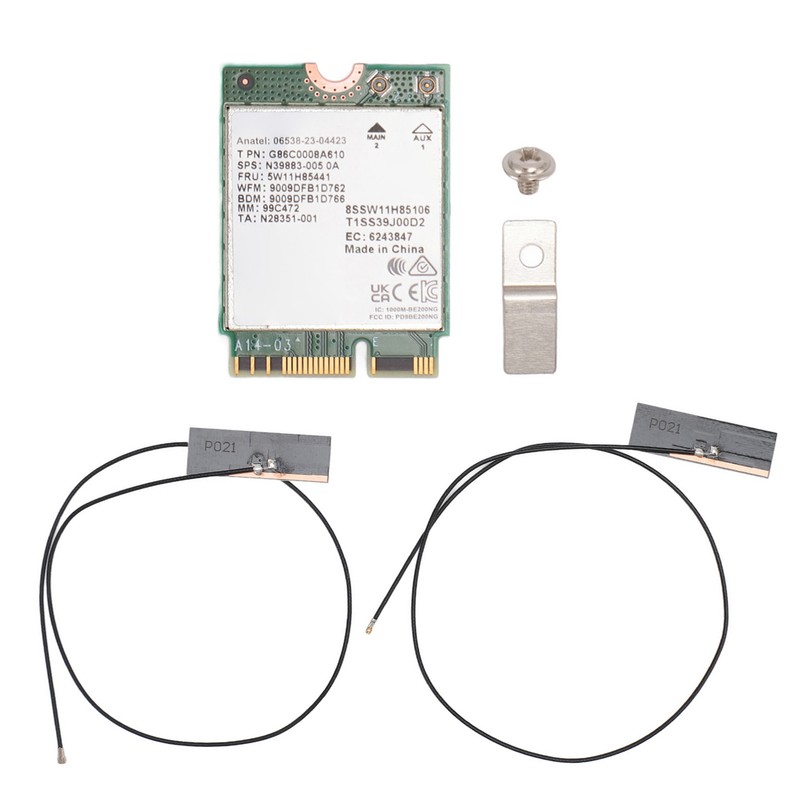 WiFi 7 Card 2.4G 574Mbps 5G 2400Mbps 6G 5800Mbps BT