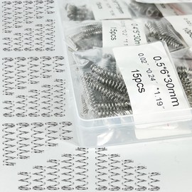 200PCS Compression Springs Assortment Kit 40 Different Sizes Mini Spring Stainless Steel Mechanical Small Springs for DIY Repair Project