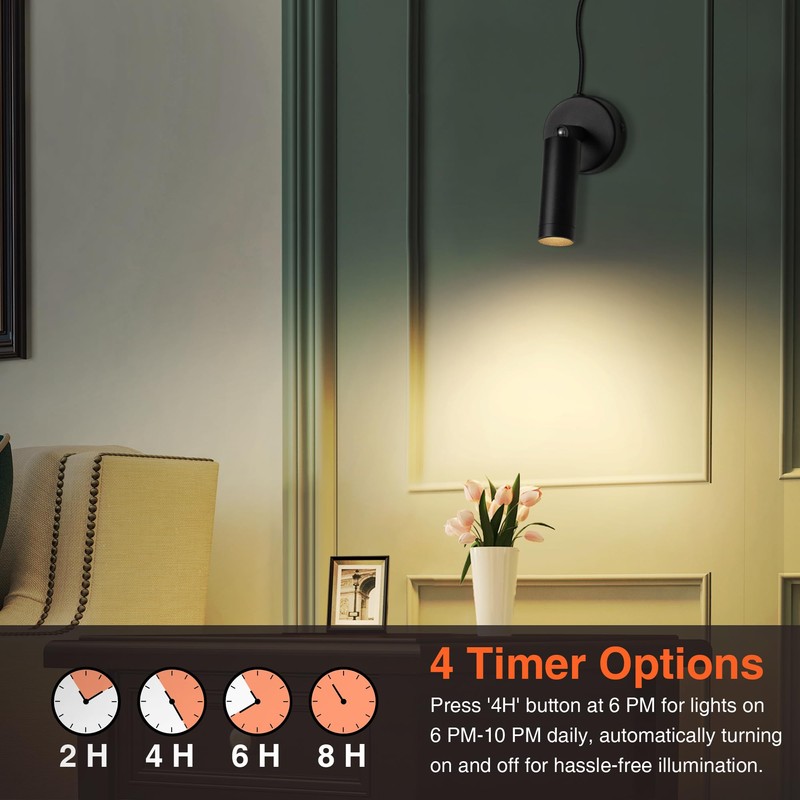 URTOM LED Spot Lights Indoor 3W Up Lights Indoor with