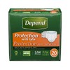 Depend Protection with Tabs, Maximum Briefs S/M, 20 Count 19-34
