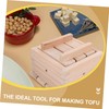 Zerodeko Tofu Maker Wooden Pressing Mold Household DIY Tofu Mould