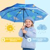 MorLuks Children's Reflective, Pocket Umbrella with Reflective Band, Children's Umbrella
