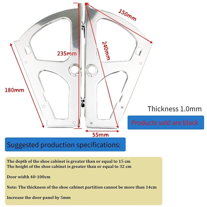 Single Layer Shoe Cabinet Flip Frame Shoe Rack Hinges Flip