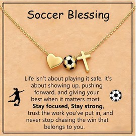 Volleyball Basketball Softball Soccer Baseball Tennis Necklace Sports Jewelry Accessories Gift for Players, Women, Birthday, Christmas