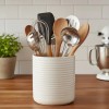 Porta Utensilios 18 Cm Barro Lino Martha Stewart Crema