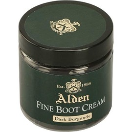 ALDEN SHOE CREAM 2. BURGUNDY Onesize, red (burgundy)