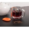HIC Tea Infuser with Drip Tray, Scuba Diver and Raft,