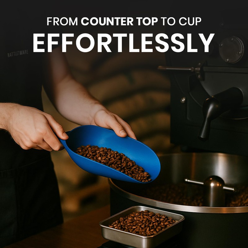 Rattleware 16.85" Kilo Bean Scale Scoop - Durable Precision Coffee