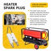 GRABOTE 2-Pack SP-KFA1009 Heater Spark Plug for Dura-Heat: DFA-120, DFA-170T,