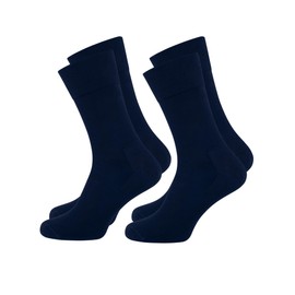 Nur Die Pack of 2 Bamboo Comfort Socks Men's Soft Comfort Band Bamboo Socks, Maritime