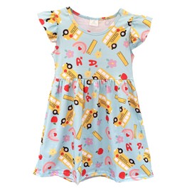 igffyrq Toddler Girls Back to School Dress,Girls School Outfits 4T