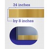 Hardware Essentials 852750 Magnetic Kick Plate-Aluminum-Bright Finish 8 x 34
