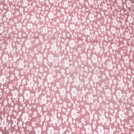 Texco Inc 49" Wide Printed 100% Rayon Crepon Fabric by The Yard-Non-Stretched, 125 GSM-Lightweight, Soft, & Breathable Material for Apparel, Scarves & Sewing Projects, Blush Off White 3 Yards