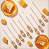 Hsrag 10 Pcs Wooden Honey Mixing Stirrer, 6 Inch Durable