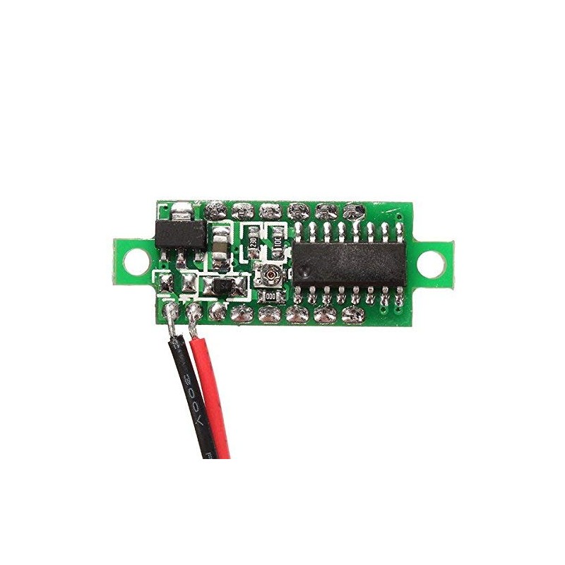 MCIGICM Voltage Tester, 2.5V-30V Mini Digital DC Voltmeter with 0.28