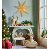 Brubaker 60 cm Paper Christmas Star for Hanging - Window