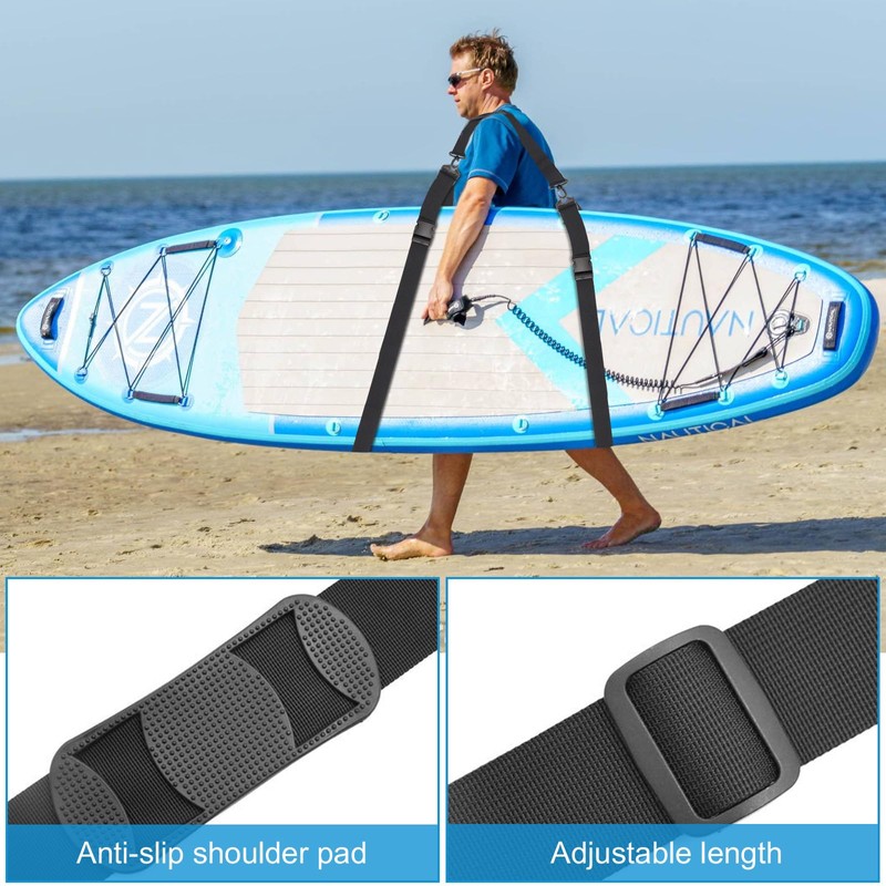 FainFun Surfboard Carrying Strap, SUP Carrying Strap, Adjustable Sup Transport