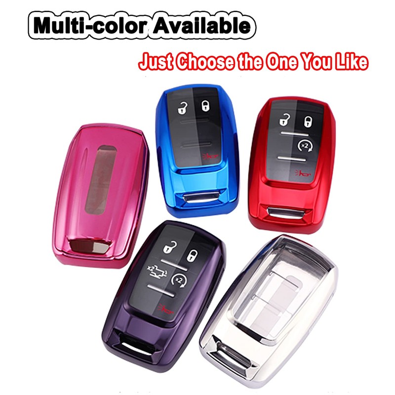 Key Fob Cover for Ram 1500 Full Protection Soft TPU