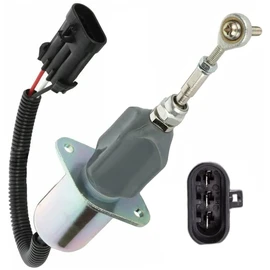 ZeeKee Fuel Shut Off Solenoid Switch Compatible with Bobcat Skid Steer 751 753 763 773 643 743 Stop Shut Down Solenoid Kit 6681513 for Bobcat S150 S160 S175 S185 T190 12V