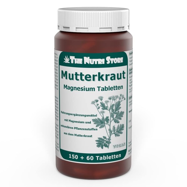 The Nutri Store Motherwort Magnesium Tablets, 150 + 60 Tablets